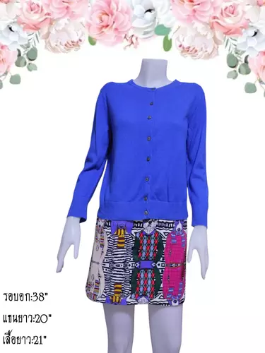 เสื้อไหมพรมมือสอง คาร์ดิแกน/เสื้อคลุมแขนยาวแฟชั่น/สเวตเตอร์