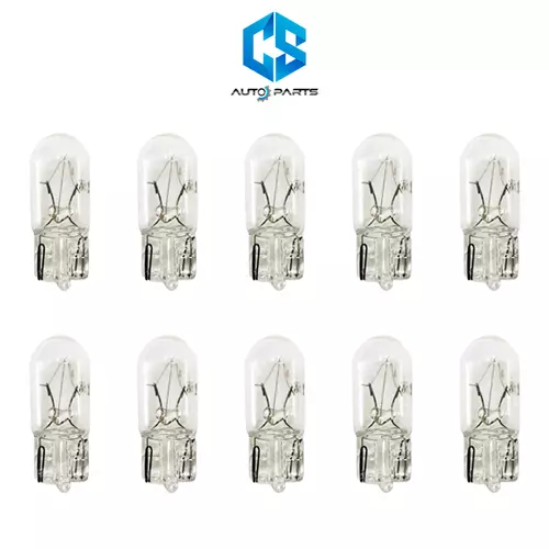 OSWA T10 12V 5W หลอดเสียบหน้าปัด หลอดไฟท้าย หลอดไฟเบรค (10หลอด)