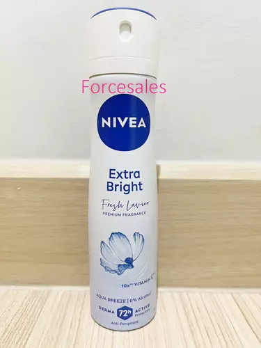 NIVEA นีเวีย สเปรย์  เฟรช ลาเวียร์ ฟ้า 150ml ระงับกลิ่นกาย