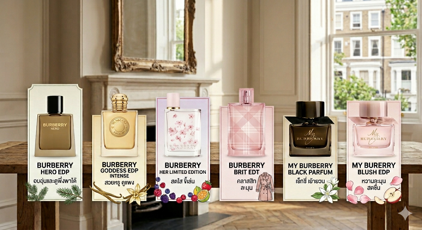 น้ำหอมแท้แบ่งขาย เบอเบอรี่ BB BURBERRY