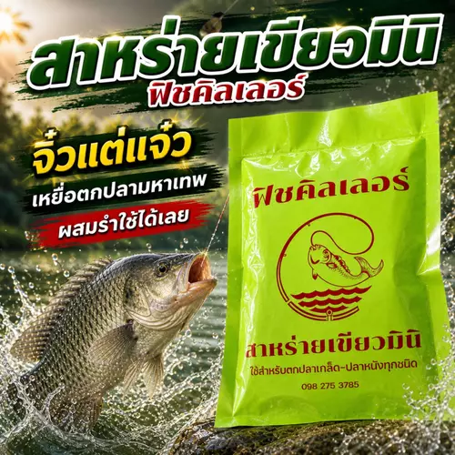 เหยื่อตกปลา สาหร่ายเขียวมินิ ฟิชคิลเลอร์