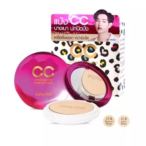 แป้งอัดแข็ง Cathy Doll CC Speed White Powder Pact SPF 40 PA++ 12 g