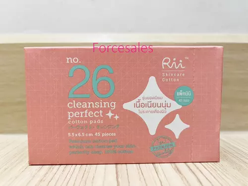 Rii26 Cleansing Perfect Cotton Pad 45แผ่น(Mini)