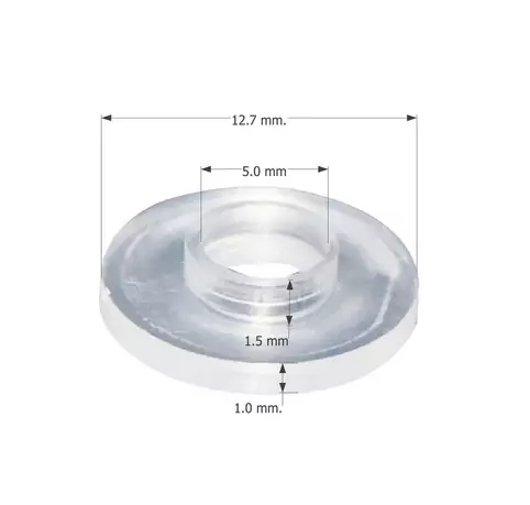 น๊อตยึดหน้าแร็ค สกรูหัวร่มดำJT M5x10 mm.+แหวนพลาสติกใสยึดแร็ค น๊อตเหล็กชุบสีดำ น๊อตยึดแร็ค ยึดแร็ค