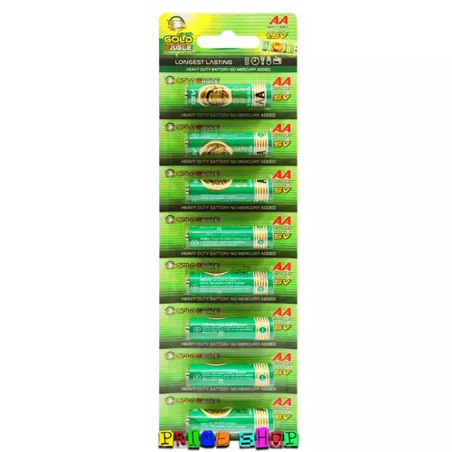 ถ่าน AA Gold Eagle แบบแผง 8 ก้อน