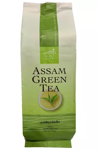 ชาเขียวอัสสัม (ใบชาอบแห้ง) ASSAM GREEN TEA ขนาด 100 กรัม ฉุยฟง CHOUI FONG