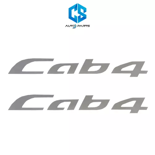 สติ๊กเกอร์ Cab4 (สีเทาอ่อน)- ISUZU D-MAX ALL NEW ปี12-19 (ติดข้างประตู)