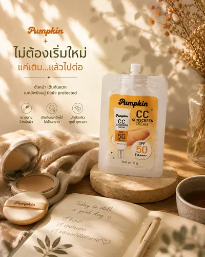 Pumpkin CC Sunscreen Cream