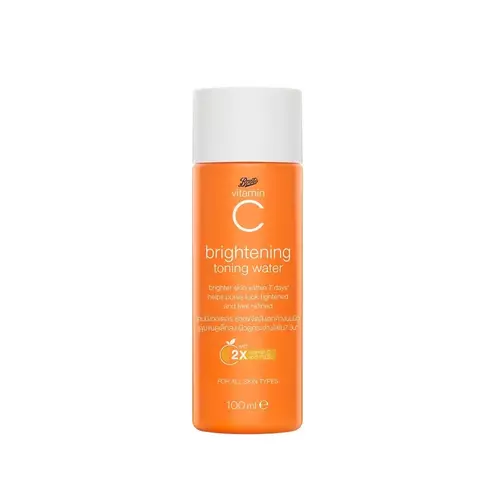 Boots Vitamin C Brightening Toning Water บู๊ทส์ วิตามิน ซี ไบรท์เทนะนิ่ง โทนนิ่ง วอเตอร์ 100 มล.
