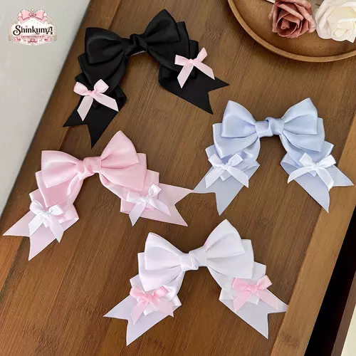 โบว์ติดผม หวานๆ โบว์ลูกคุณหนู ริบบิ้น กิ๊บติดผม