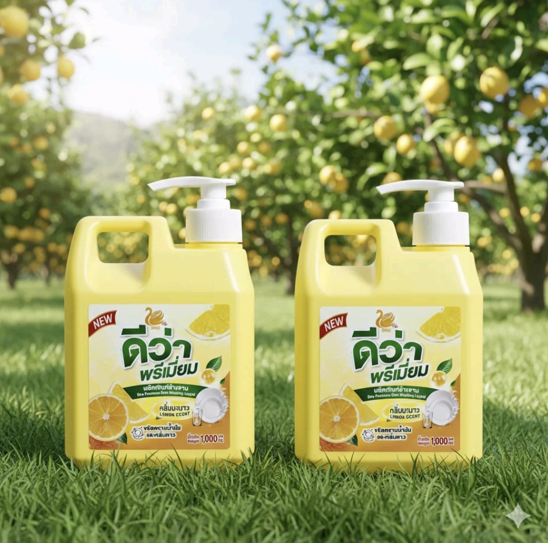 โปร 1 แถม 1 น้ำยาล้างจาน ดีว่า พรีเมี่ยม 2,000 ml. สูตร เลมอน 🍋🍋