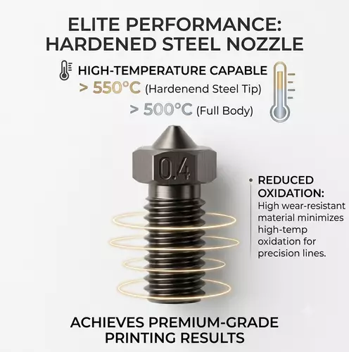 Anycube kobra2/3 Hardened steel nozzle พร้อมส่ง