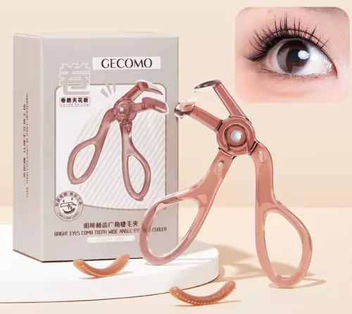 ที่ดัดขนตา GECOMO แถมยางสำรองในกล่อง ดีไซน์สวย งอนเด้งตลอดวัน! 🌟