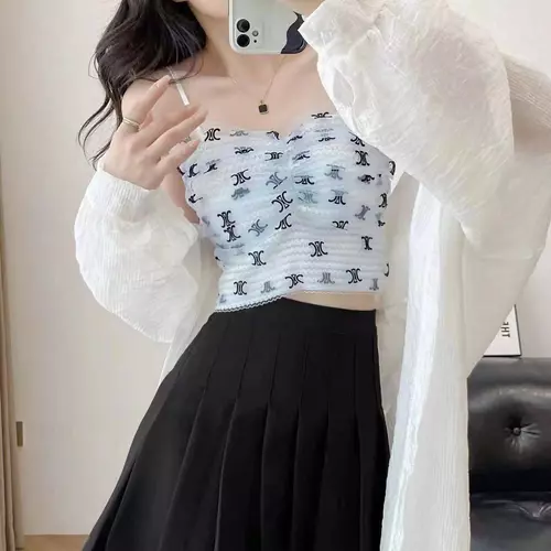 Pinkybra ครอปบรา น่ารัก ลุคคุณหนู แบบสวม อก28-36 นิ้ว ใส่สบาย ไม่คัน มีฟองน้ำ เสื้อผ้า ผู้หญิง