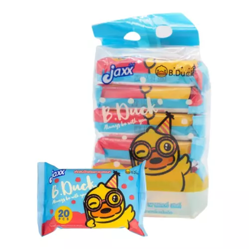 แจ็กซ์ ผ้าเปียก 20 แผ่น สีฟ้า x 6 920750