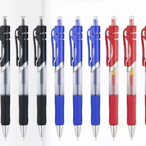 ปากกาเจลแบบกดด้ามยาง 0.5 พร้อมส่ง ปากกา เครื่องเขียน เขียนลื่น