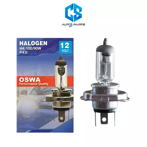 หลอดไฟหน้า OSWA 12V 100/90W ขนาด H4 (3ขา)