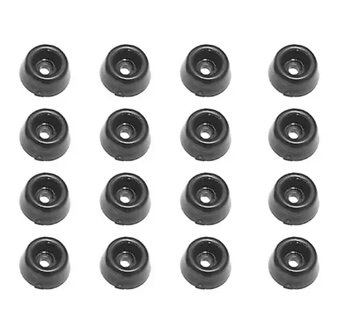 ลูกยาง พลาสติก ขนาด 24x20x10 มม.รองกันกระแทก รองกล่อง อุปกรณ์แร็ค รองประตู รองกล่อง รองตู้ลำโพง รองตู้ DIY รองตู้บูลทูธ