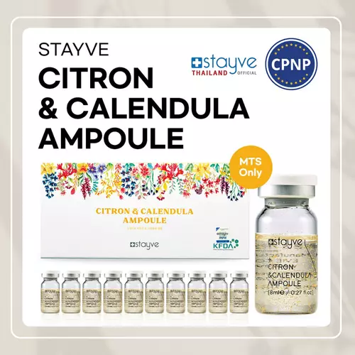 STAYVE Citron & Calendula Ampoule สูตรเพื่อปลอบประโลมผิว ที่ต้องการการดูแลเป็นพิเศษ **ของแท้ มี อย ไทย นำเข้าจากเกาหลี**