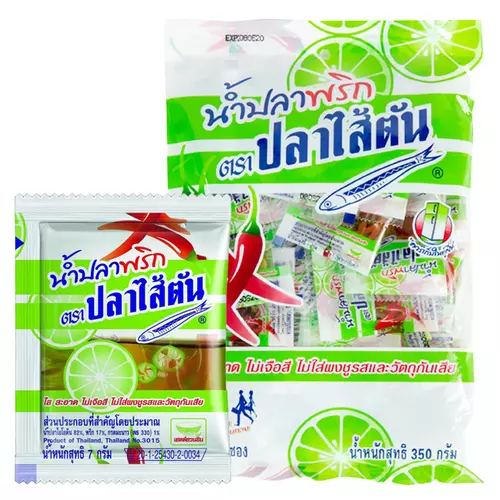 ตราปลาไส้ตัน น้ําปลาพริก 7 ก. 50 ชิ้น 800584