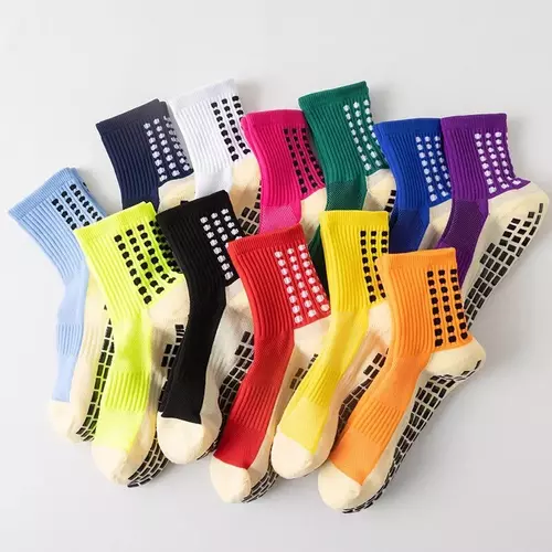 ถุงเท้ากีฬาเด็กกันลื่น นุ่ม ระบายอากาศดี 12 สี