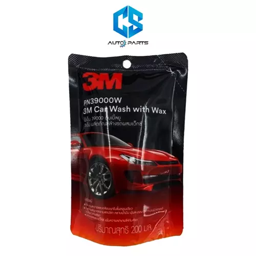 3M แชมพูล้างรถ น้ำยาล้างรถ PN39000W สูตรผสมแวกซ์ 2 in 1 ทั้งล้างและเคลือบเงาในขั้นตอนเดียว (200 ml.)