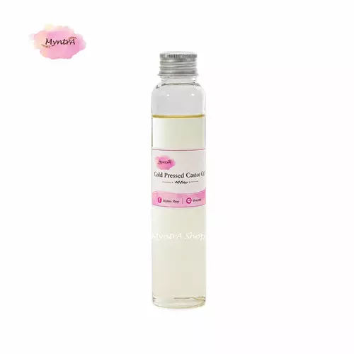 น้ำมันละหุ่งสกัดเย็น 100% - 100 g. (105 ml.) Cold Pressed Castor Oil