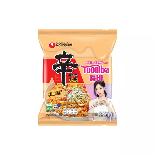 [ซองเดียว] [แพ็คเกจ aespa] TOOMBA Nongshim Shin ramyun stir fry Toomba (นงชิม ชินรามยอน ทูมบ้า) [สุ่มลาย] (405517517996)
