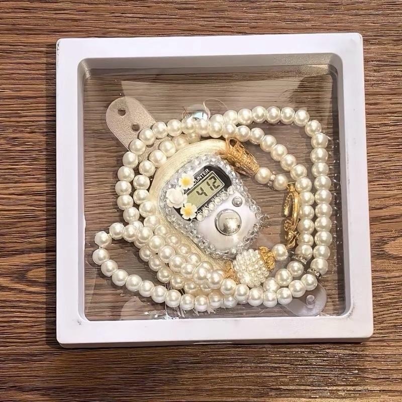 ตัสเบี๊ยะห์ Tasbih เซต2ชิ้นพร้อมกล่อง แบบกดดิจิตอล+แบบเส้น99เม็ด