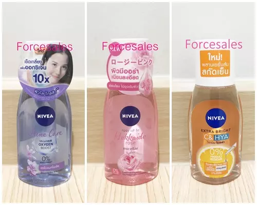 Nivea นีเวีย ไมเซล่า เช็ดเครื่องสำอาง 125 มล ล้างเครื่องสำอาง