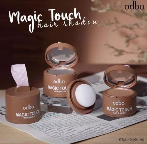 ODBO OD1-107 HAIR SHADOW ปิดเหม่งสีธรรมชาติ ปิดผมบาง เพิ่มความมั่นใจ หัวฟองน้ำตบง่ายขนาดพกพา