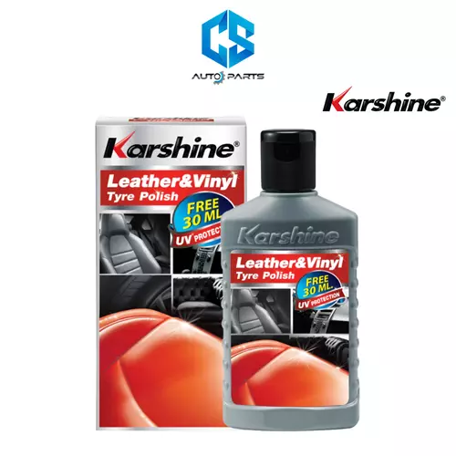 Karshine Leather & Vinyl Tyre Polish น้ำยาบำรุงรักษาหนังและเคลือบเงา สูตรพิเศษ ขนาด 125 ml.