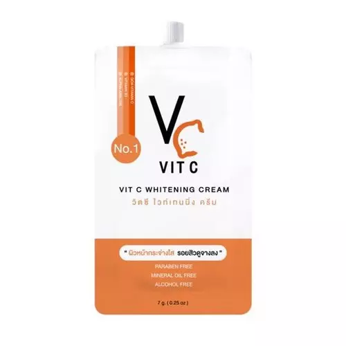 ครีมวิตซี น้องฉัตร VC Vit C Whitening Cream ( ซอง )