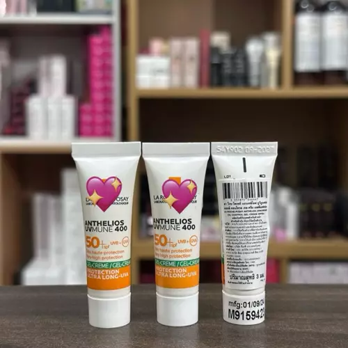 [ ราคา/หลอด ] Anthelios UVMune 400 Oil Control Gel-Cream SPF50+ 3ml ( หลอดเล็กมากๆๆ )