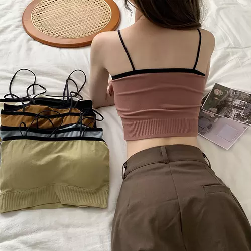 Pinkybra สายเดี่ยว แฟชั่น มีสีให้เลือกเยอะ มีฟองน้ำ อก32-38นิ้ว ใส่เป็นซับในได้ ใส่คู่กับผ้าคลุมน่ารัก เสื้อเที่ยว ผู้หญิง