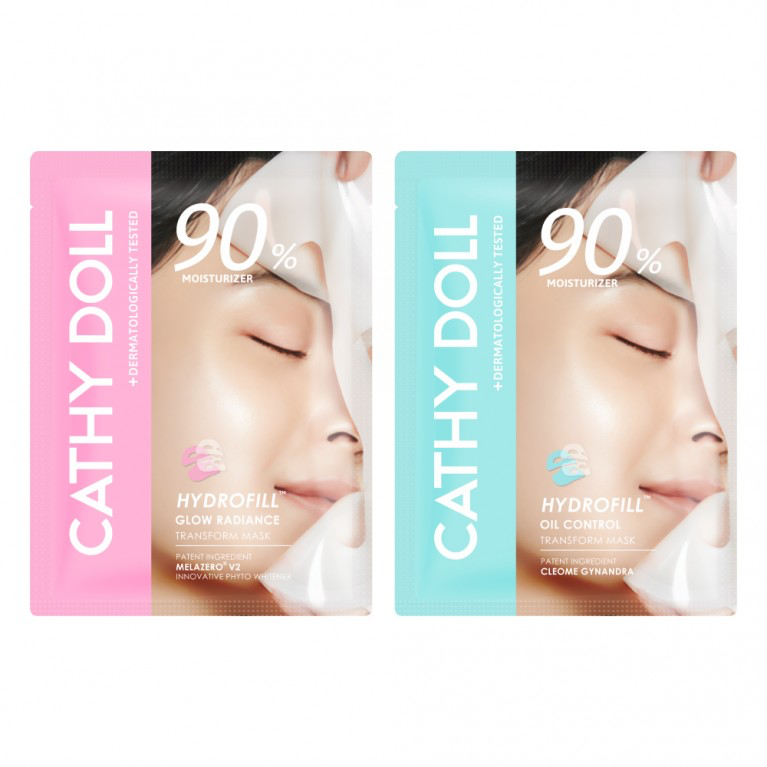 Cathy doll Hydrofill Transform Mask 90% moisturizer 33g. เคที่ดอลล์ ไฮโดรฟิลล์ทรานส์ฟอร์มมาสก์ 99% มอยส์เจอไรเซอร์