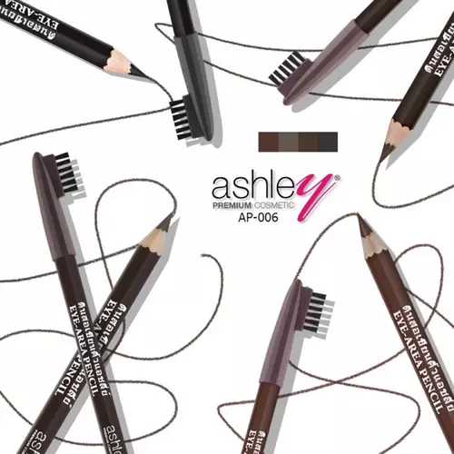 Ashley AP-006 Eye-Area Pencil ดินสอเขียนคิ้วแอชลี่ย์ เนื้อนุ่ม เขียนง่าย ไม่สะดุด(1แท่ง)