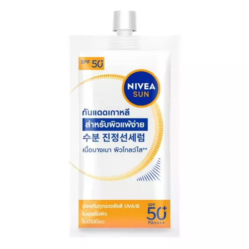 กันแดดเกาหลี นีเวีย NIVEA Sun Protect & Light Feel SPF50+PA++++ ( ซอง )