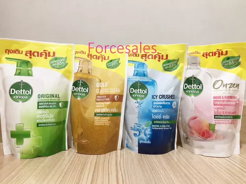 Dettol เดทตอล เจลอาบน้ำ ถุงเติม 400/370 กรัม