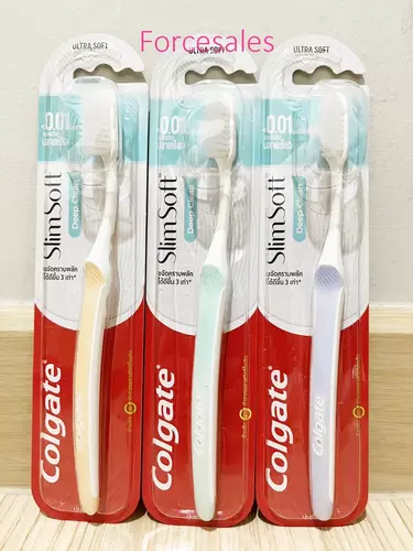 Colgate คอลเกต แปรงสีฟัน สลิม ซอฟ ดีพ คลีน 1 ชิ้น คละสีเลือกสีไม่ได้