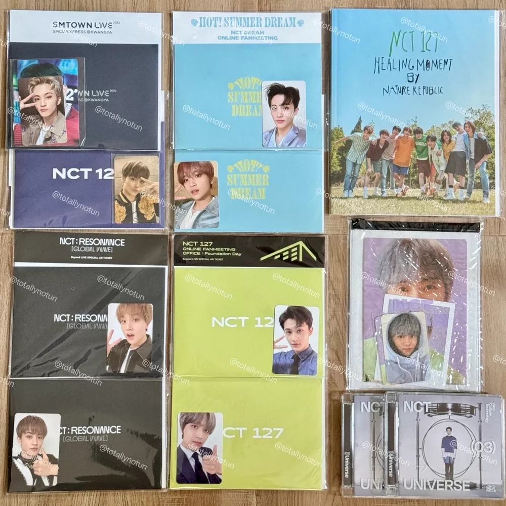 พร้อมส่ง ของสะสม NCT / NCT127 : มาร์ค แฮชาน แจมิน