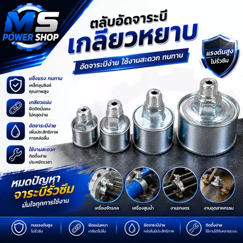 ตลับอัดจาระบี หลายขนาด สำหรับใส่ปั๊มพ่นยา ท่อพญานาค ปั๊มบาดาล