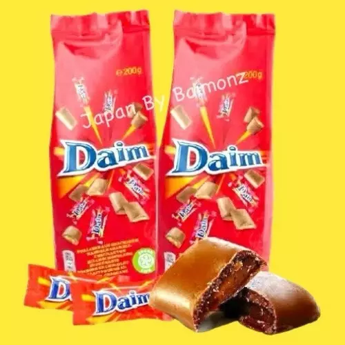 🔥 พร้อมส่ง ส่งด่วน ส่งไวมาก 🔥 Daim Chocolate ช็อกโกแลตสอดไส้คาราเมล เข้มข้น เคี้ยวเพลิน