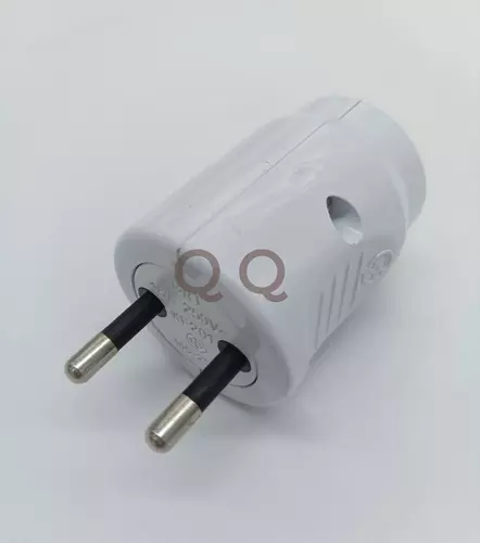 CRT​ ​ปลั๊ก​ตัวผู้​ 2 ขา​ ขา​กลม​ ตัวกลม​ 16A​ 250v​ แข็งแรง​