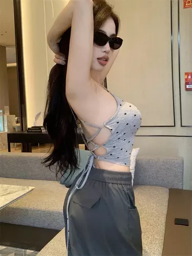 Pinkybra เสื้อ แฟชั่น ผูกหลัง โชว์เซ็กซี่ เกาหลี สวย อก32-38 ใส่ได้ ชุดผู้หญิง