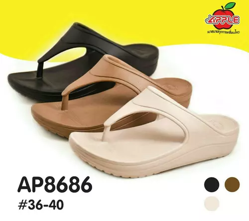 Red apple รุ่นAP8818/8686 แท้💯% รองเท้าแตะแบบสวม/คีบ ไซส์ 36-40