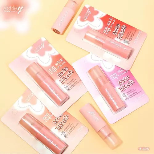 Ashley [A-428] Non Stick Cup Lip Glaze ลิปเกรซ ติดทน ติดปากไม่ติดแก้ว สวย ทน ไม่หลุดระหว่างวัน