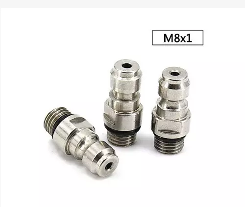 ควิกเติมลมตัวผู้ทางเดียว 8mm M8x1 จำนวน 1 ชิ้น คุณภาพดี for Paintball PCP