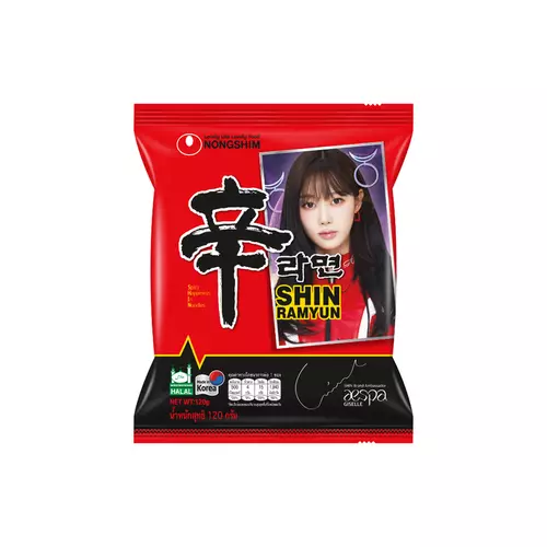 [ซองเดียว] [แพ็คเกจ aespa] Shin Ramyun ชินรามยอน นู้ดเดิ้ล ซุป (บะหมี่กึ่งสำเร็จรูปพร้อมซองเครื่องปรุงรสเผ็ด) [สุ่มลาย] (282382868112)