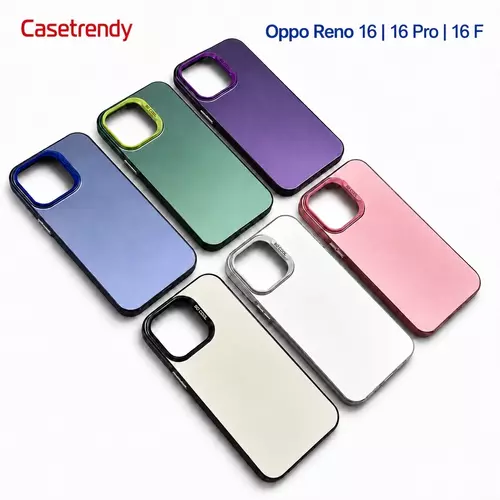เคสกันกระแทก Oppo Reno 16 / 16 pro /16F 5G หลังแข็งขอบนิ่ม